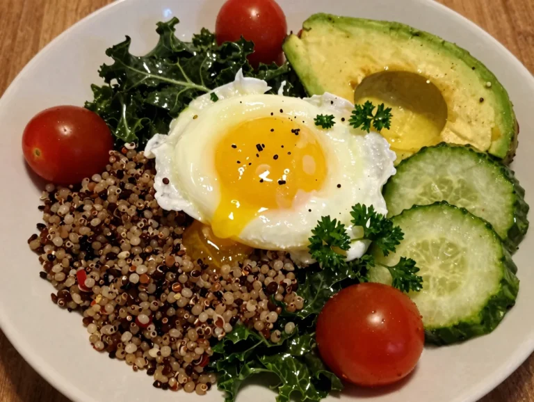 Poached Egg Power Salad