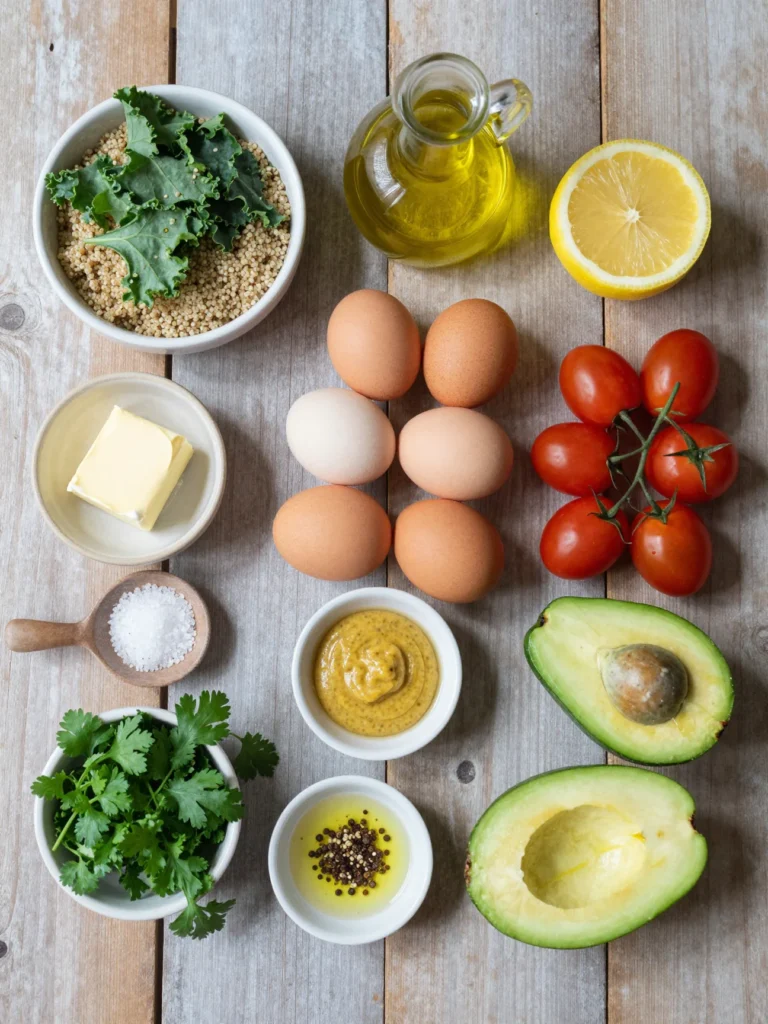 Poached Egg Power Salad