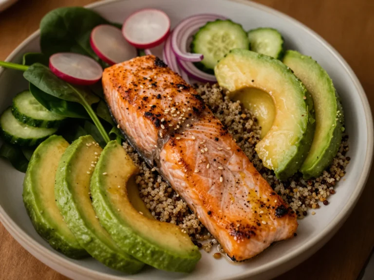 Salmon and Avocado Power Bowl