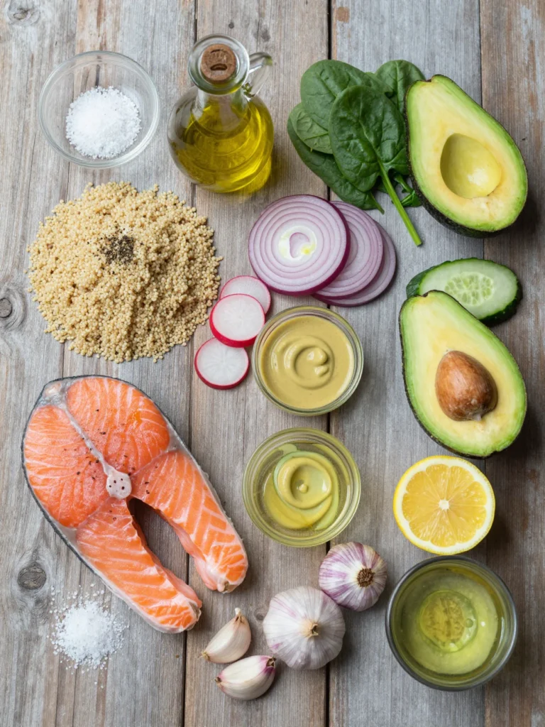 Salmon and Avocado Power Bowl