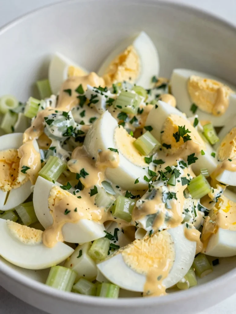 Simple Boiled Egg Salad