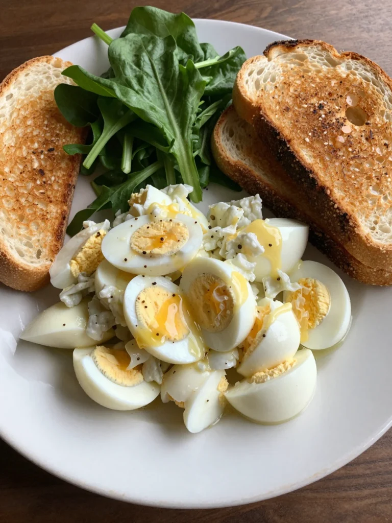 Simple Boiled Egg Salad