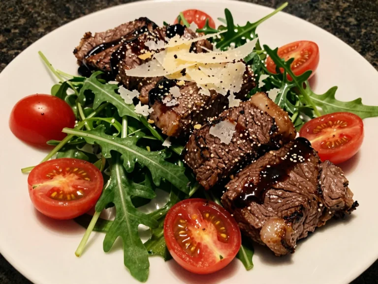 Steak and Arugula Salad