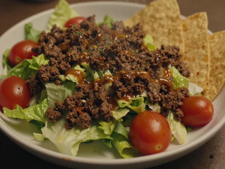 Taco Salad with Ground Beef