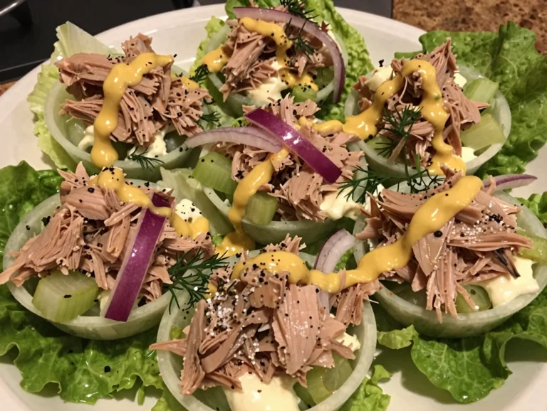 Tuna Salad Lettuce Cups